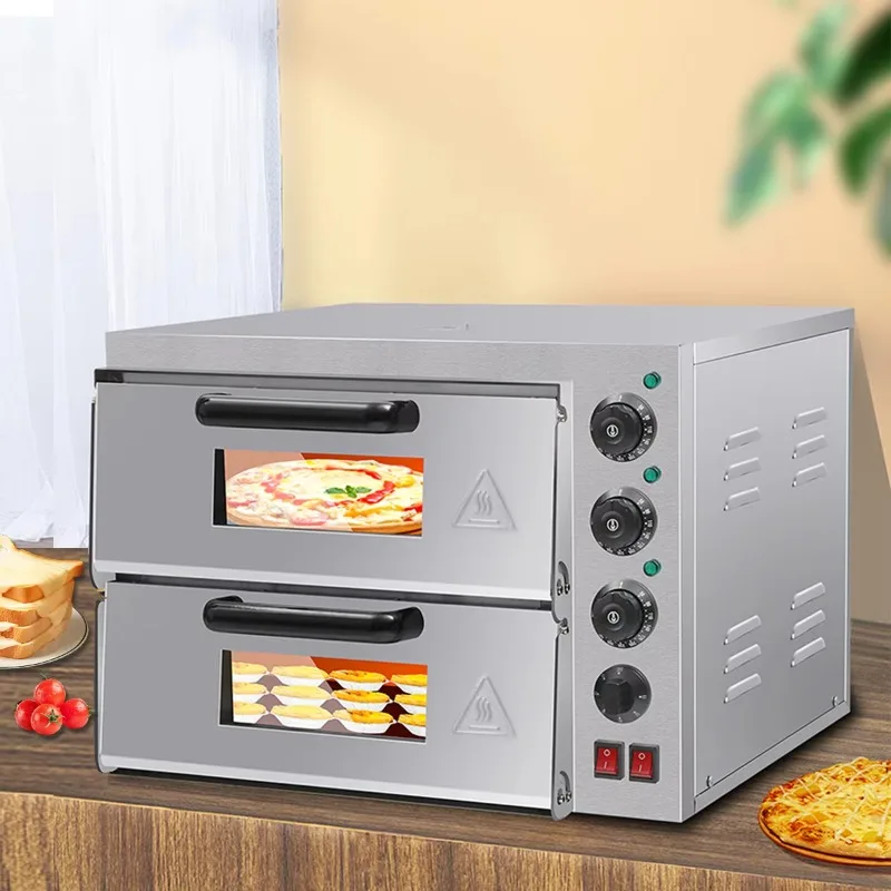

Electric Commercial Bakery Oven Pizza Bakery Machine Industrial 2 Deck Baking Oven for Bread and Cake