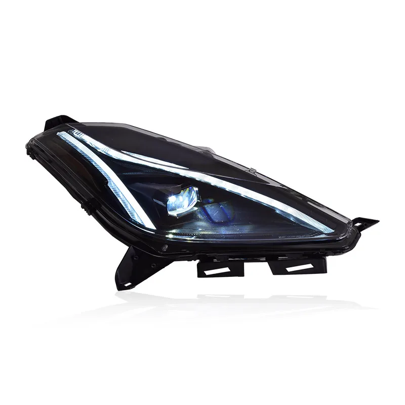 

Автомобильная фара Styg для Chevrolet Corvette C7, светодиодная фара 2014-2018, линза проектора, DRL, анимация, автомобильные аксессуары