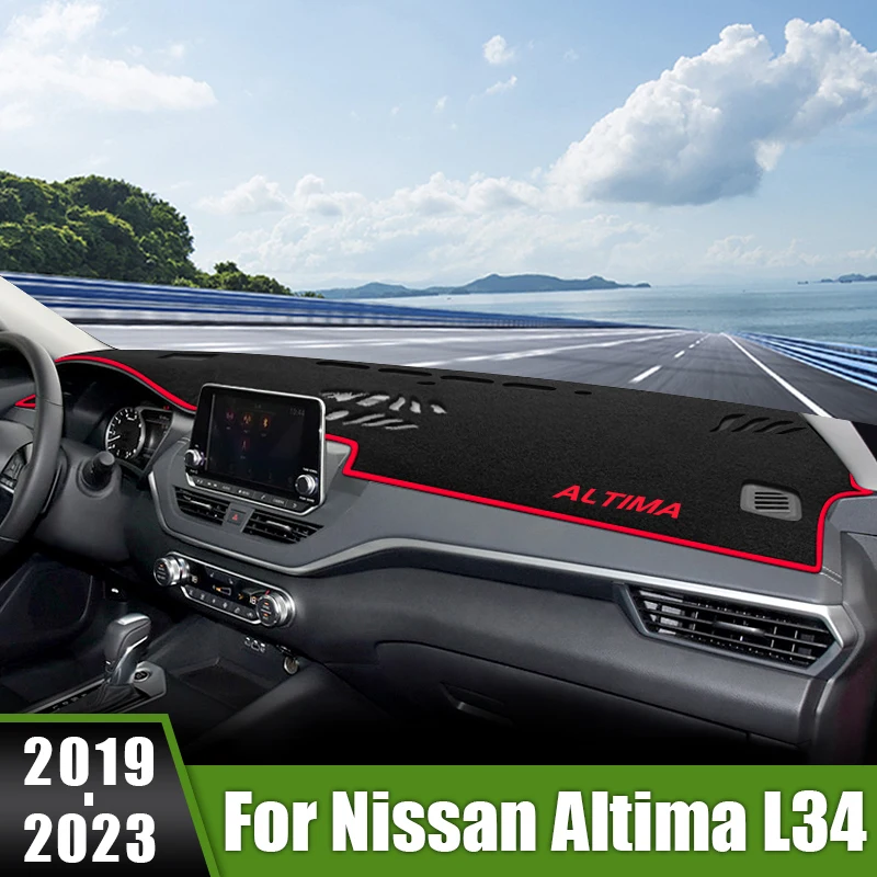 

For Nissan Altima L34 2019 2020 2021 2022 2023 Car Dashboard Cover Sun Shade Mats Avoid Light Pads Instrument Panel Case Carpets