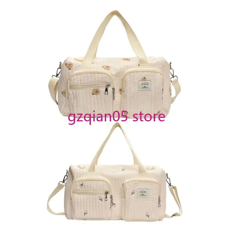 

N7ME Travel Diaper Handbag Organiser Shock Resistant Storage Bag Roomy Interior