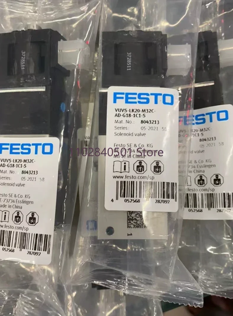 

FESTO solenoid valve VUVG-LK14-M52-AT-G18-1H2L-S 8042563 8042564