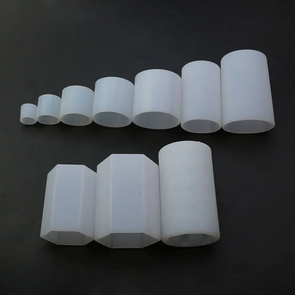 JCD New Drop Mould Mirror Dry Flower Multi-specification Cylindrical Hexagonal Candle Ornaments Silicone Mold Resin Tools