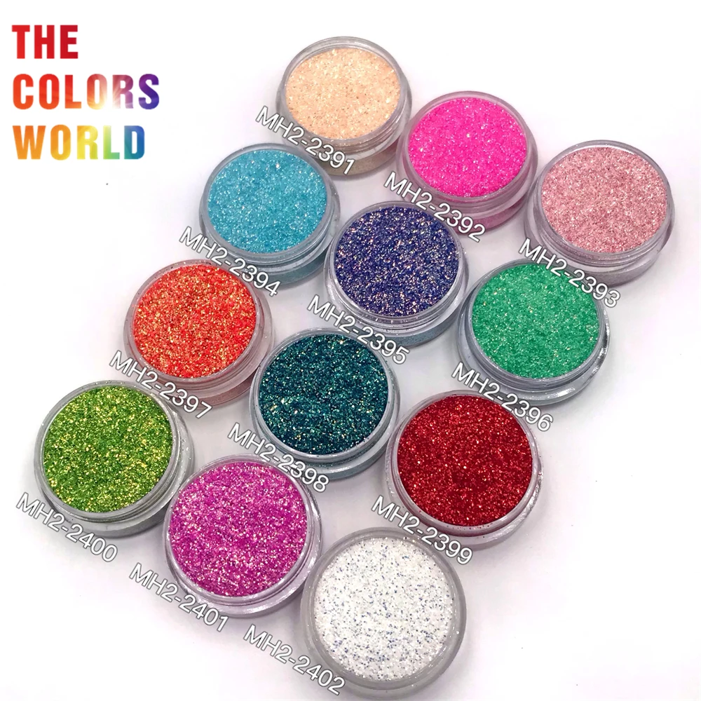 TCT-681 Chunky Nails Glitter High Brightness Rainbow Decoration 네일아트 Nagel Konst ネイル Festival Accessories DIY Wholesale Supplier