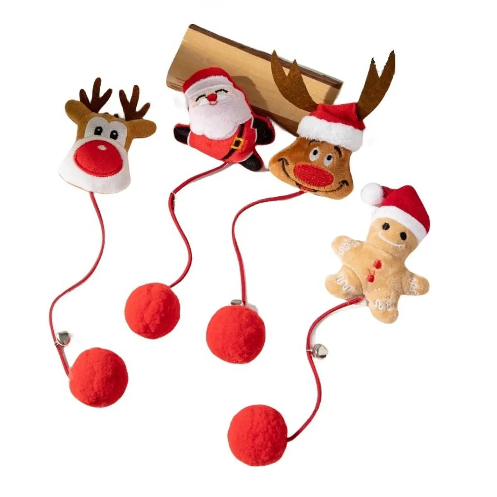 Christmas Cat Toy Tooth Cleaning Toy Wear Resistant Pet Supplies Grinding Tooth Comfort Cat Molar Toy Cat Toy Bite Rope for Dog