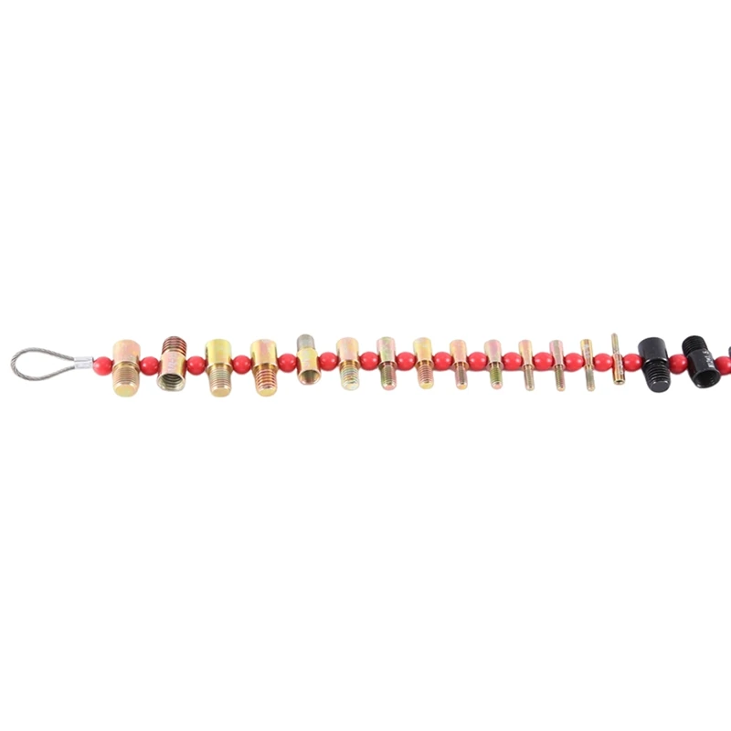 مجموعة مدقق الجوز والترباس ، مدقق حجم الخيط القابل للفصل ، فولاذ كربوني ، مقاييس مترية 14 "12" ، 26 مجموعة