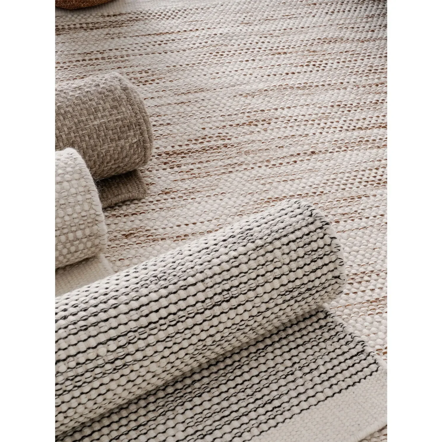 

French medieval wabi carpet, glue-free hand-woven wool blanket, bedroom study coffee table blanket