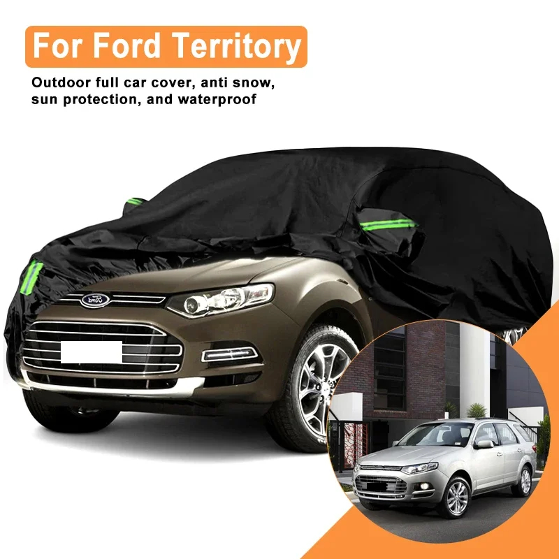 

Full Car Cover for Ford Territory Outdoor Use - Waterproof Snowproof Sunshade, Winter & Summer Auto Protection Accessories