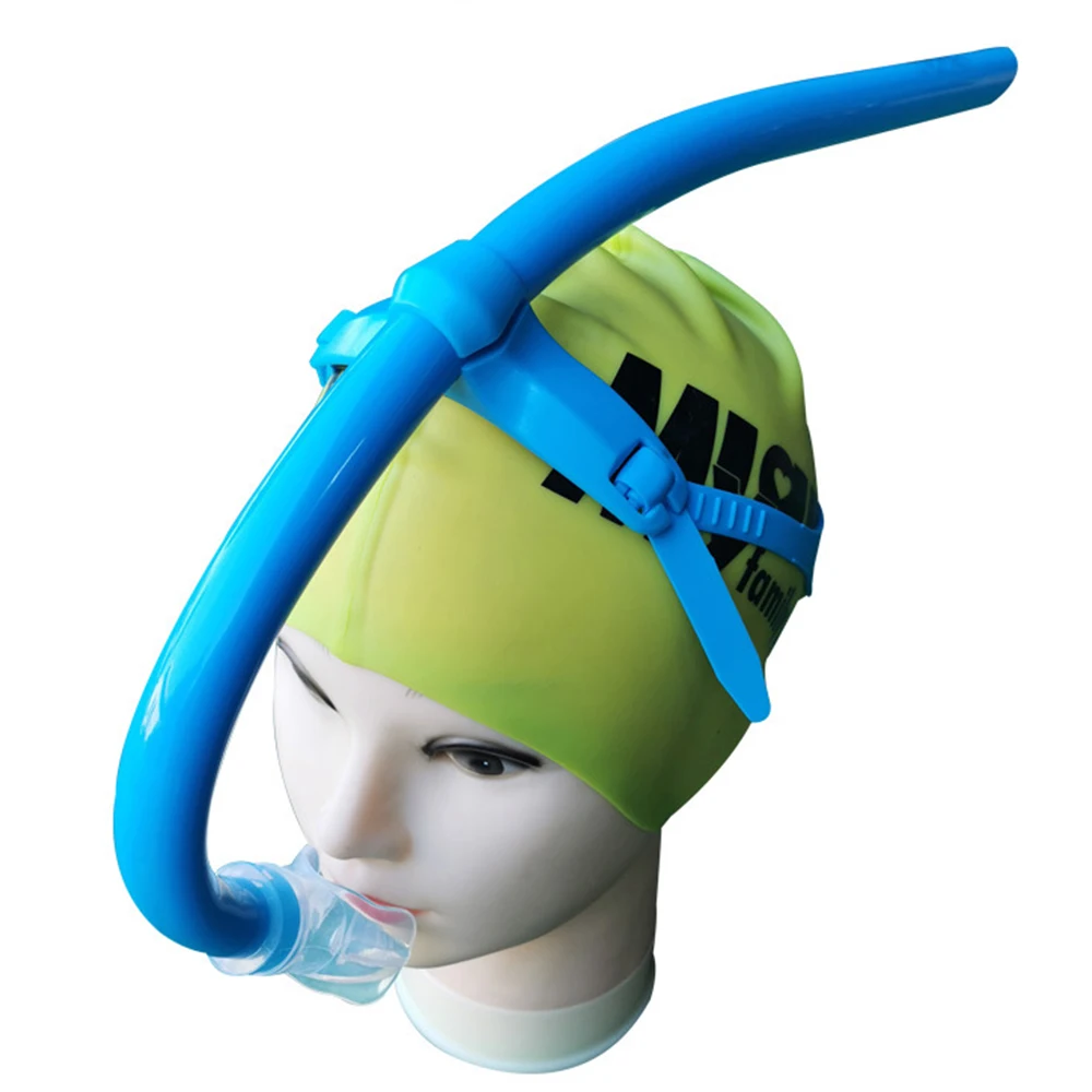 Silicone Front Swimmer Snorkel for Diving Training Swim Snorkel Swimming Front-breathing Tube Adults Snorkel Diving Tube