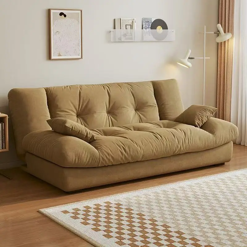Modern Folding Sofa Beds with Armrest Fabric Upholstery Factory-Direct Reclining Feature for Living Room Bedroom Apartment Hotel