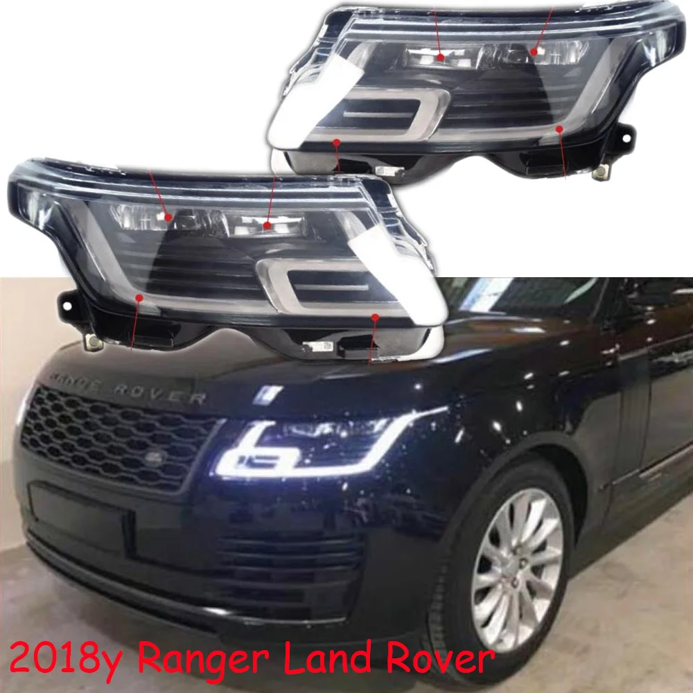 car bumper headlamp For Ranger headlight ALL IN LED 2018y headlamp for Land Rover Ranger fog light