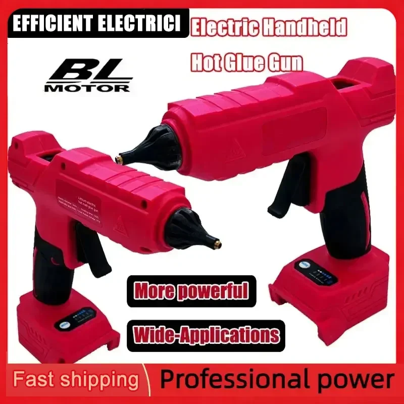 

Беспроводной электрический ручной пистолет для горячей клейки, инструмент для ремонта и DIY, пистолет для термосварки, термофен с насадкой против ожогов для аккумулятора Milwaukee 18V