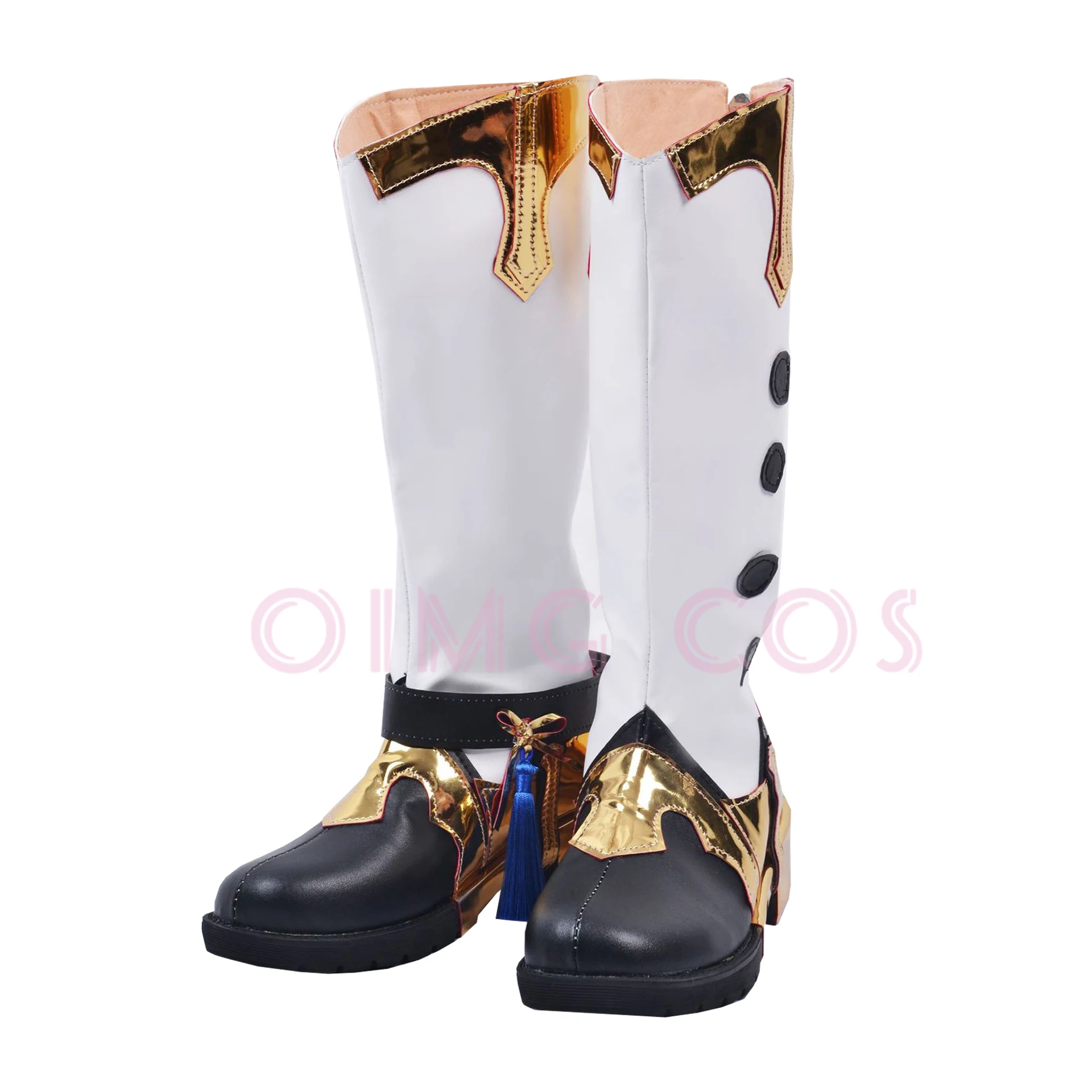 Genshin Impact Xingqiu Cosplay Shoes Anime Chinese Style Halloween for men Game