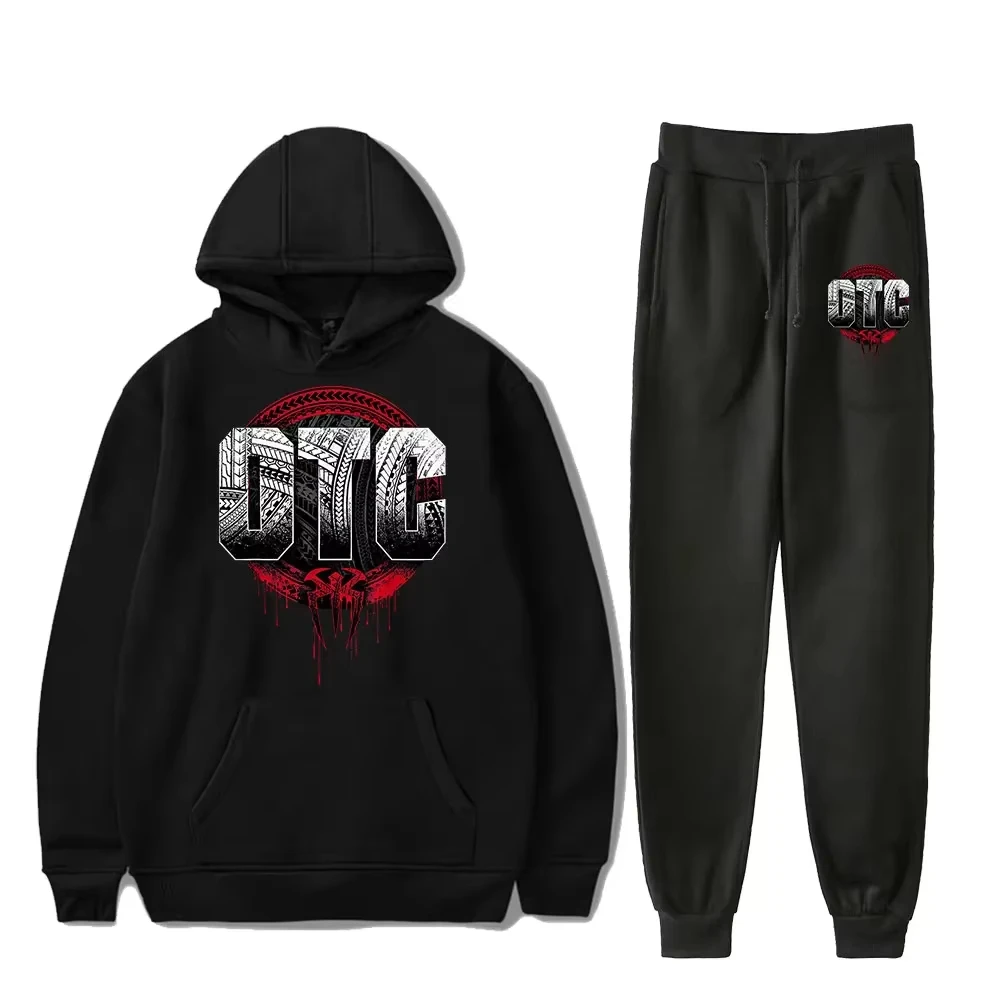 Roman Reigns OTC Vintage 90s PULLOVER HOODIE Merch Hoodies Set Men Women Hoodies Two-Piece Pants