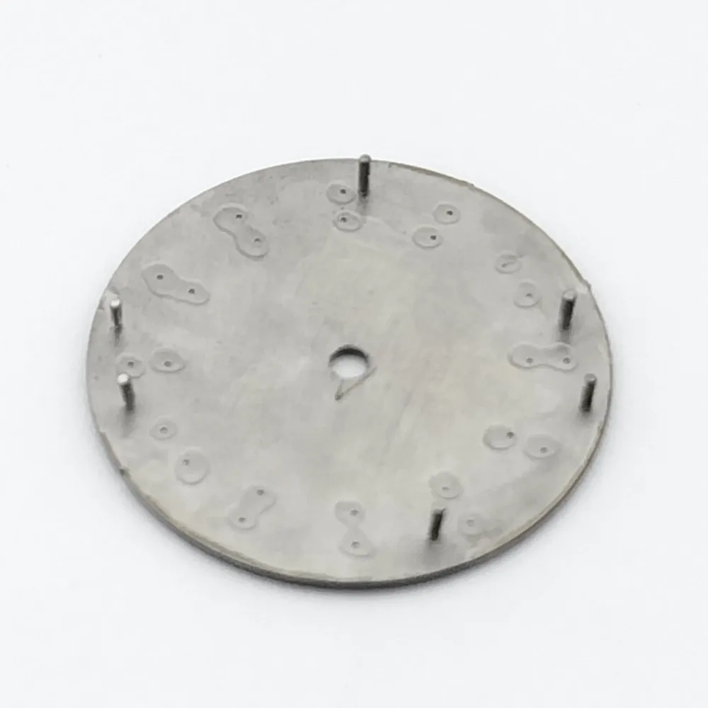 28,5 mm Zifferblatt, passend für NH35/8215/2824 Uhrwerk, BGW9, blau leuchtend, grün, rosa, hellblau, Uhrenzifferblätter, Uhrenteile, individuelles LOGO, Name – Detail 5