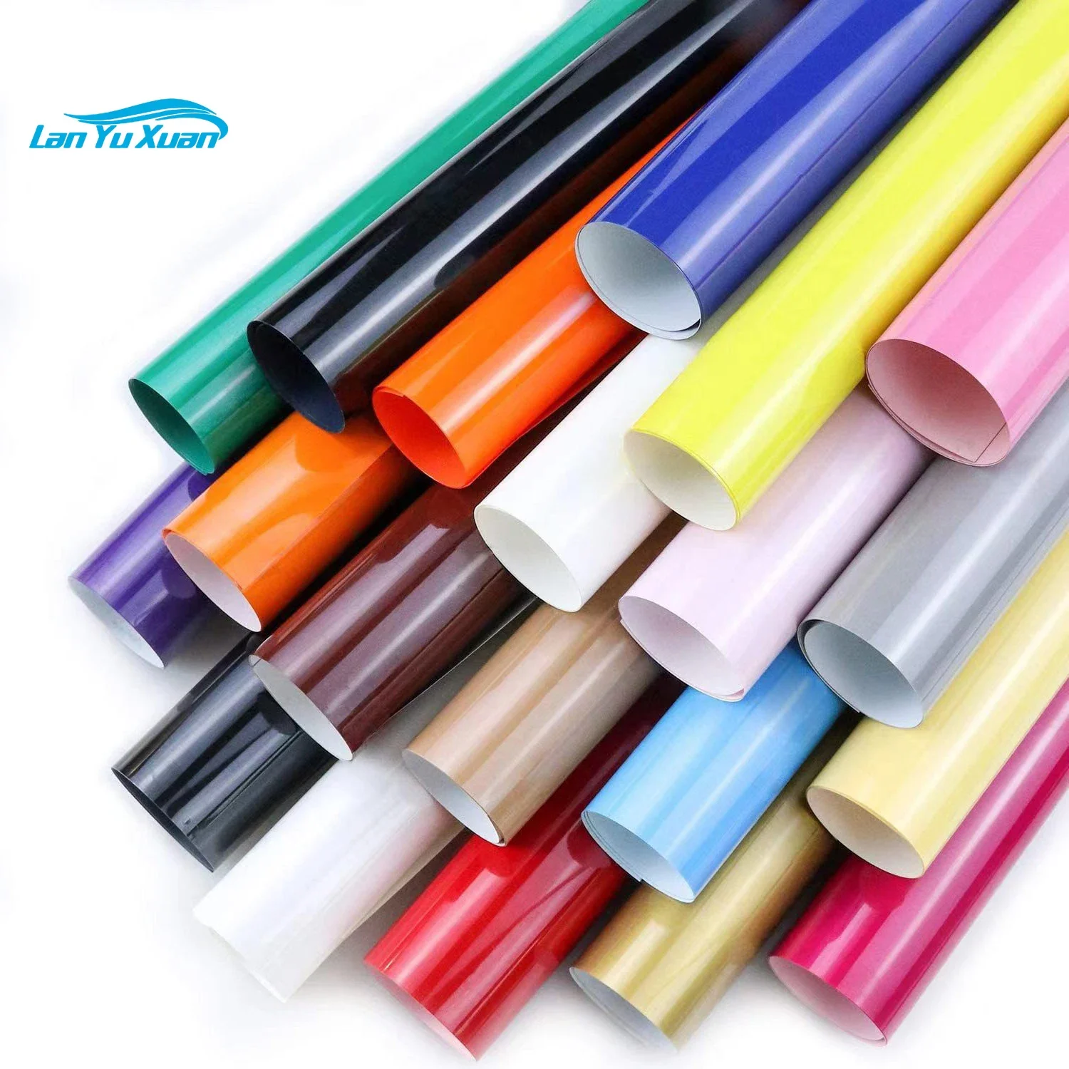 

MJL Factory Wholesale Car Wrapping Films Sticker Roll Glossy Vinyl Wrap Rolls for Car Decoration