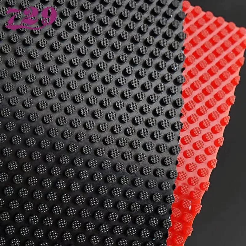 الصداقة 729 مضرب تنس الطاولة المطاط ورقة قصيرة Pips تنس الطاولة المطاط متوسطة لينة مع 1.5/1.8 مللي متر الإسفنج ITTF المعتمدة