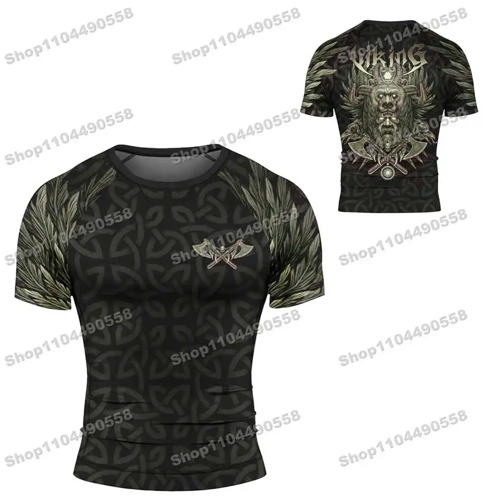 5th Kinds Of Newly Rash Guards Surfing Beach T-Shirts Swimwear Diving Gym Short sleeves MMA BJJ Men Jiu Jitsu Fitness Sets