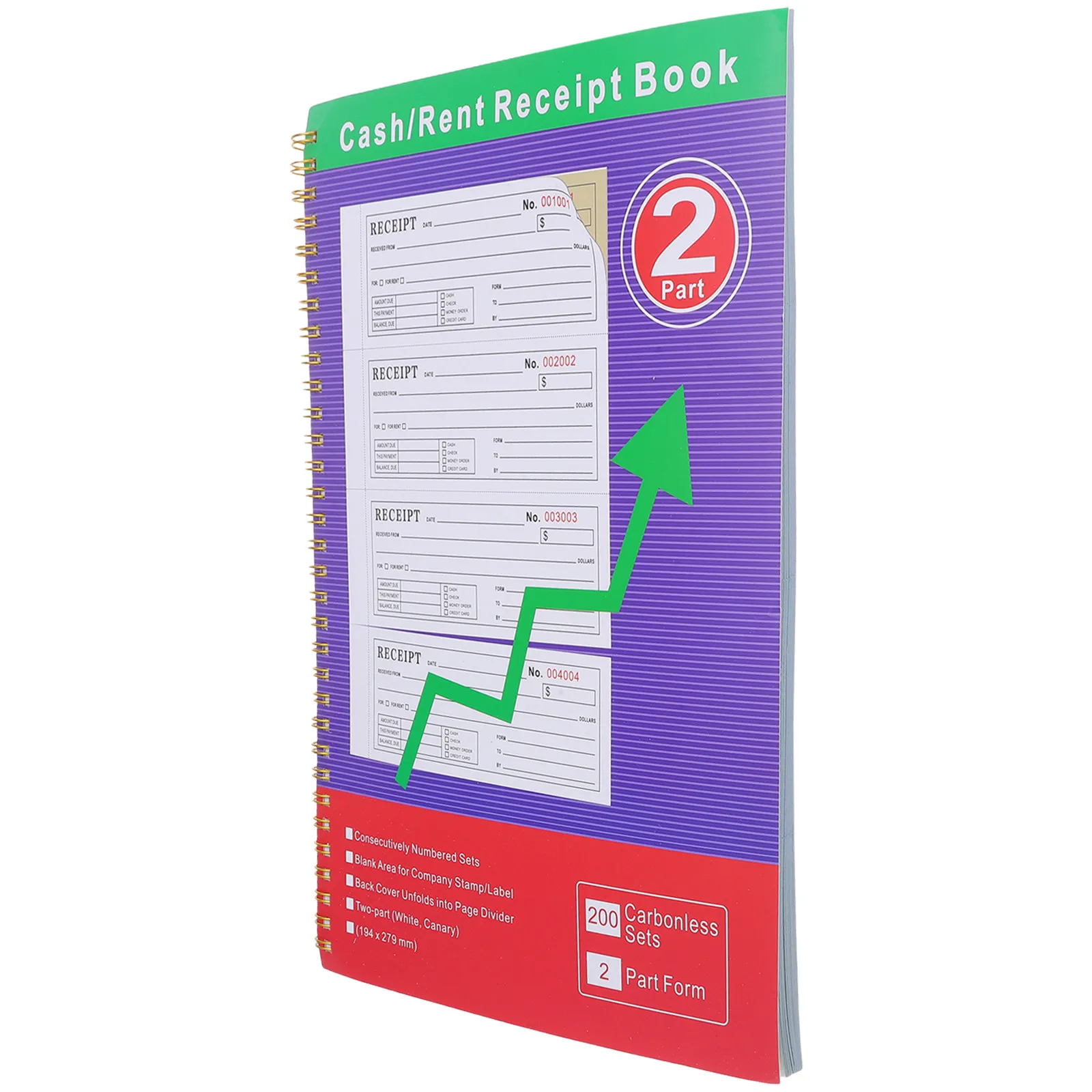 

200 комплектов книжек-квитанций для малого бизнеса: учет аренды, счетов, заказов и финансовых операций