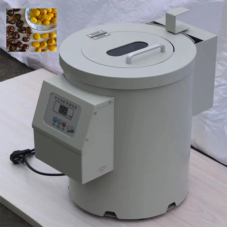 Automatic High Efficiency Chestnut Sheller/Chestnut Peeling Machine Stainless Steel Chestnut Sheller Husk Peeling Machine
