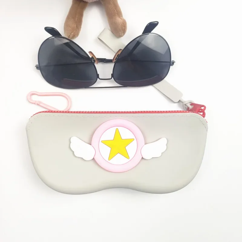 Новинка 2025, силиконовый чехол для очков для хранения с подвесной ручкой, подходит для путешествий и портативного использования, водонепроницаемый женский подарок B1