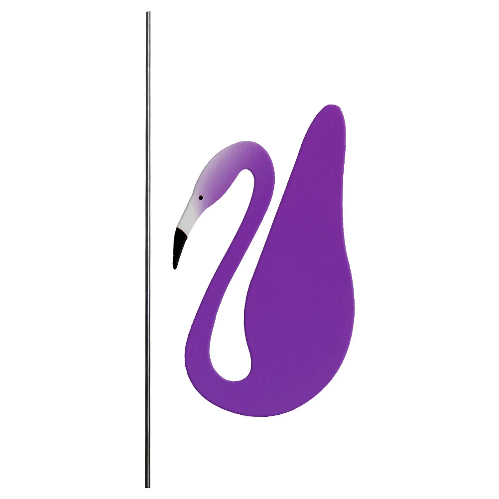 

Flamingo Wind Spinner Premium Swirl Bird Decoration Outdoor Backyard Yard Party Garden Decorative Windmill Durable