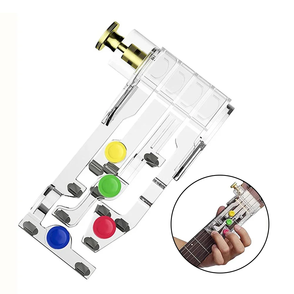 Guitar Beginner Trainer Guitar Chord Learning Tool Guitar Finger Pain-proof Attachment Practice Accessories