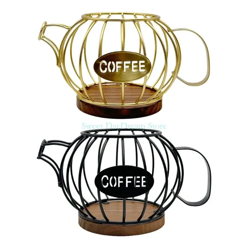 

Y88C Modern Elegant Coffee Basket Portable for Storing Items and Accessories