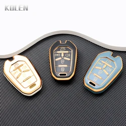 New TPU Car Remote Key Cover Case Shell Fob For Ssangyong Rexton Y400 Y450 G4 Key Protective Accessories Keychain Holder Keyless