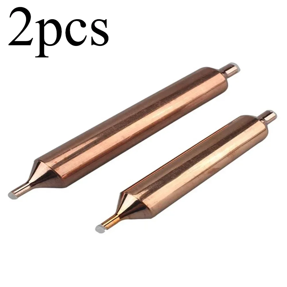 Copper Refrigerator Freezer Dryer Filter Universal Double Tail Free Welding R600 One-way Valve Fluoride Nozzle