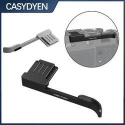 Mini Hot Shoe Cover Metal Camera Plate Hand Thumb Up Grip For Fujifilm Fuji X100V X100VI X100F XE3 XE4