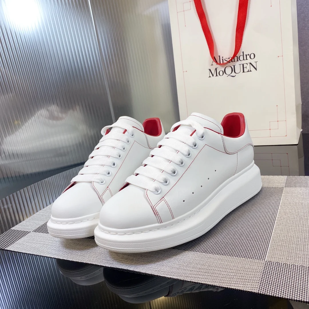

Top Hight Quality Mens Casual Sneakers Real Leather Womens Brand Designer Tennis Shoes Classic Fashion Design running shoes