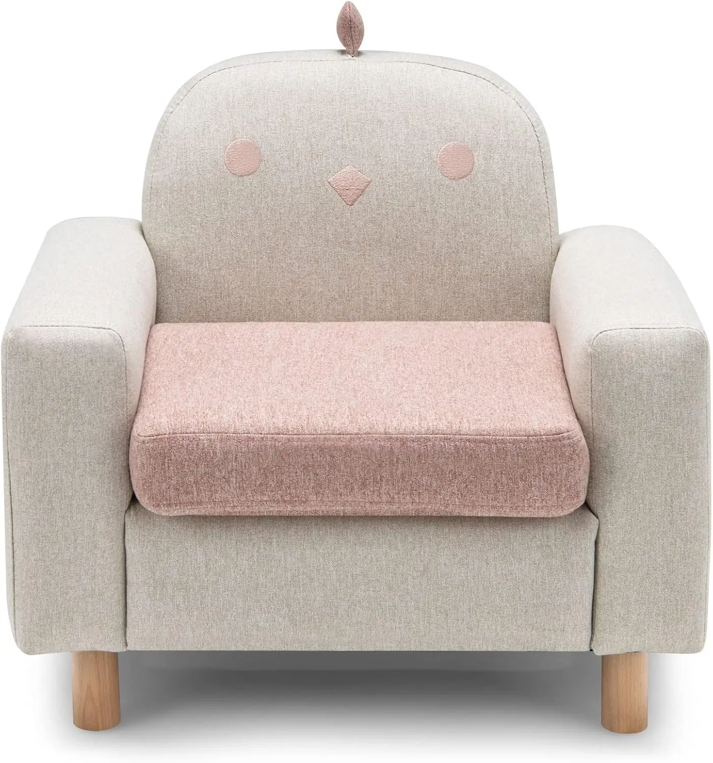 

Sofa, Toddler Chair w/Solid Wood Frame, Thick Cushion