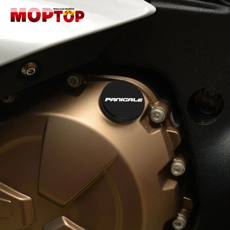 New Sales Motorcycle Engine Oil Cap Bolts Fuel Filler Cap Cover Protection For PANIGALE V4 S/R Panigale V4 V4S/V4R Panigale1299