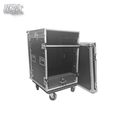 Professional 16U flight case rack for amplifier