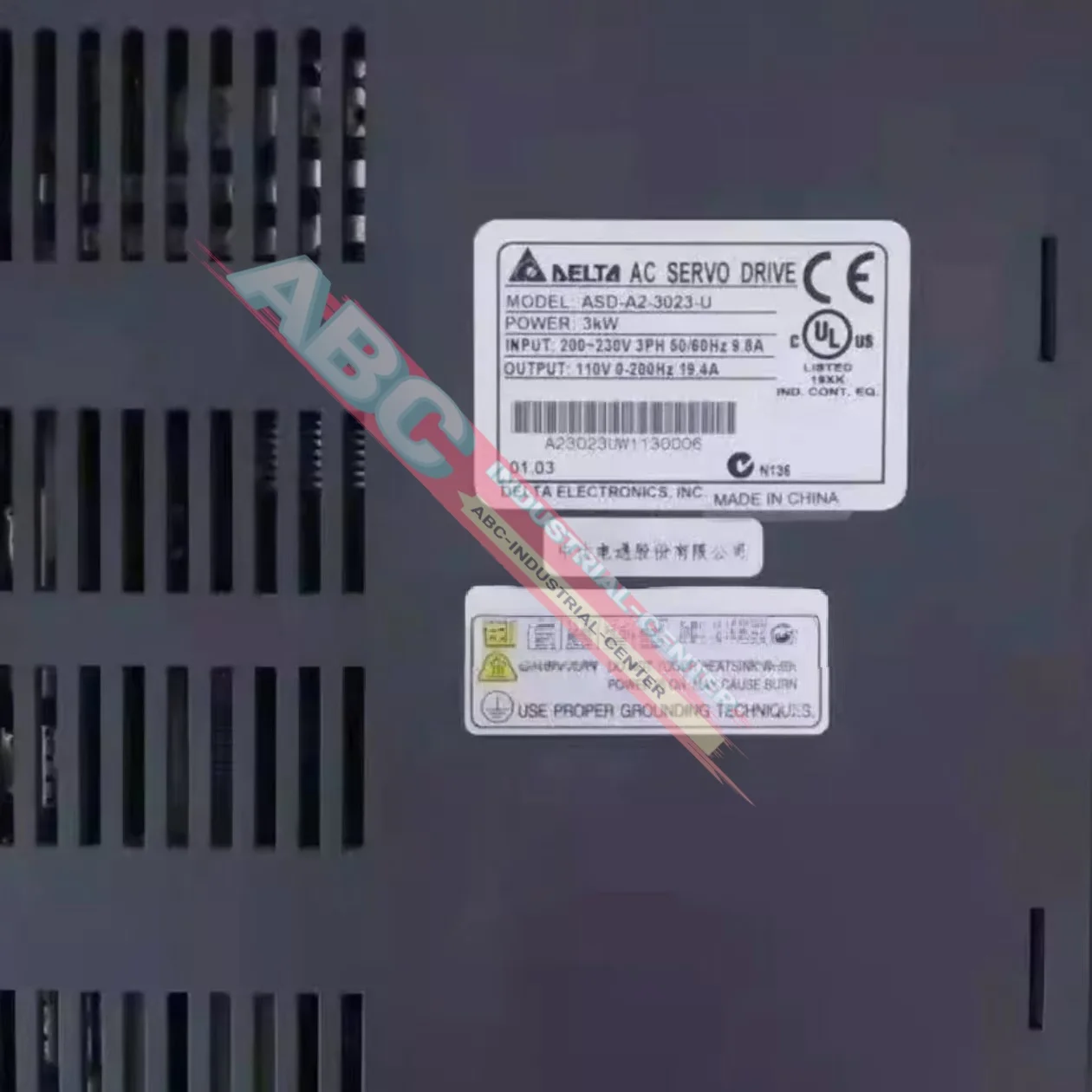 ASD-A2-3023-M Servocontrolador ASD-A2-3023-U 100% NUEVO
