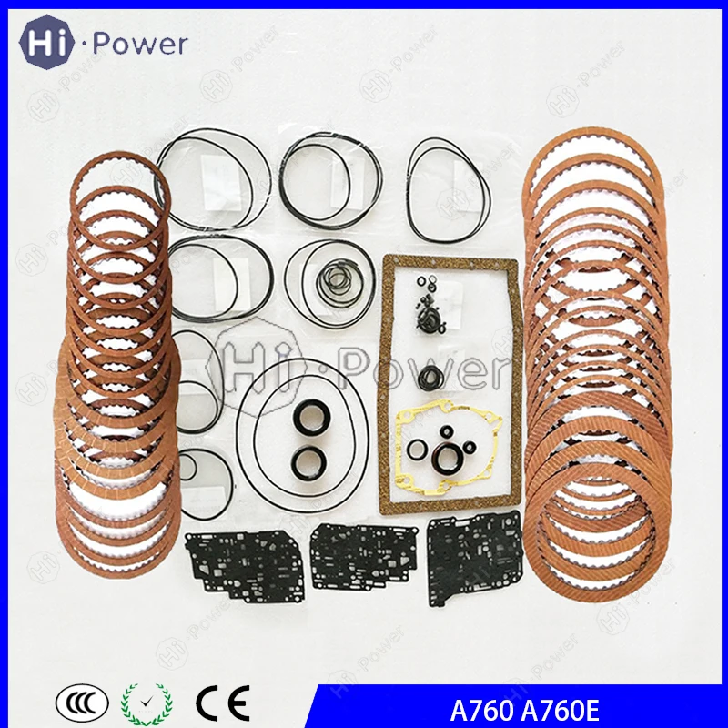 A760 A761E Transmission Overhaul Kit Friction Plate For CELSIOR CENTURY SEQUOIA TUNDRA 6-SPEED A760E Gearbox Seal Rebuild Kit