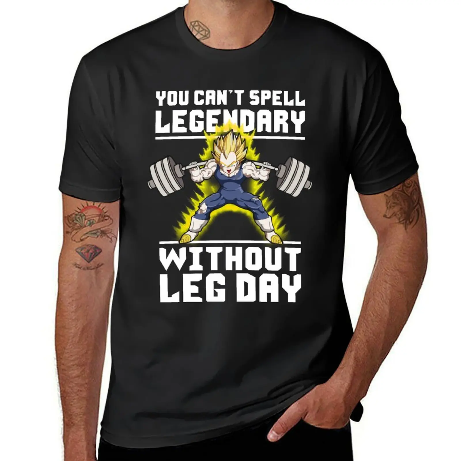 You Can't Spell LEGENDARY Without LEG DAY T-Shirt summer tops quick-drying oversizeds sports fans t shirts for men graphic