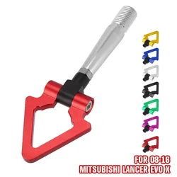 Car Front Trailer Hook Aluminum Auto Rear Bumper Towbar Towing Tools Triangle Ring Trailer Tow Hook For Mitsubishi Lancer EVO