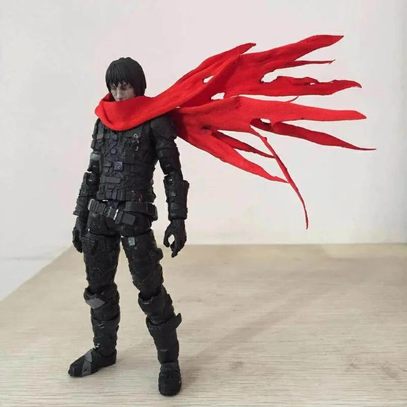 Generic 1/12 Scale Tattered Scarf Accessory For Figma Mecha Girl SHF Kamen Rider 6 Inch Articulated Action Figure Model Outfit