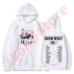 KPOP IVE Show What I Have World Tour Merch Hoodies New Logo Hooded Women Men Fashion Casual Pullover Sweatshirts