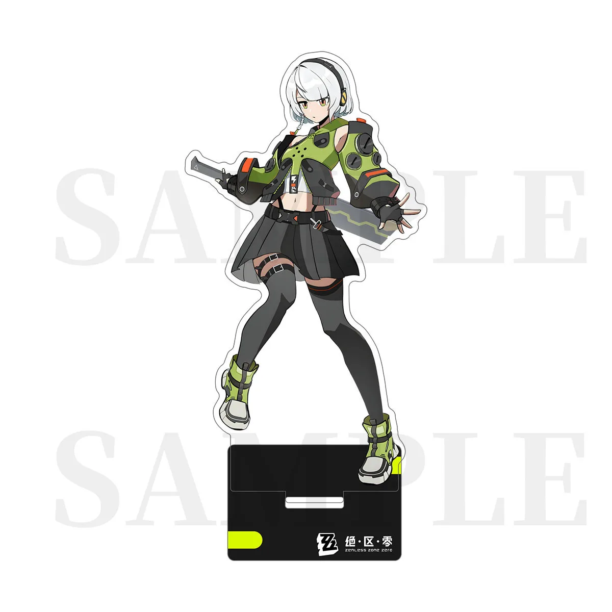 15cm Zenless Zone Zero Figure Stand Model Nekomiya Mana Ellen Joe Hoshimi Miyabi Acrylic Action Plate Desktop Decoration Gift