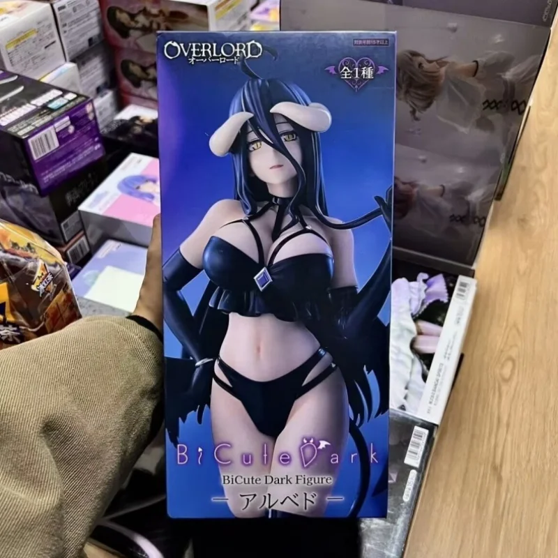 

FuRyu Original Genuine BiCute Dark OVERLORD 26cm Albedo Anime Girl Figure Model Desktop Ornament Toys For Anime Fans Wholesale