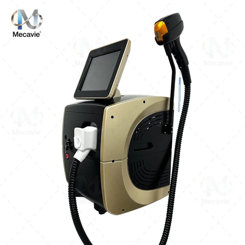 

Salon Grade 4000W Diode Laser Hair Removal Machine, 4 Wavelength 755/808/940/1064nm Permanent Painless Epilator, Professional Ice Point Hair Remover for Salon & Home Use, Unisex Full Body Beauty Device, CE Approved