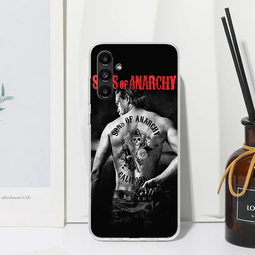 Sons Of Anarchy Black Phone Case For Samsung Galaxy A15 A25 A35 A55 A14 A24 A34 A54 A13 A23 A33 A53 A12 A22 A32 A52 A05S A04S A0