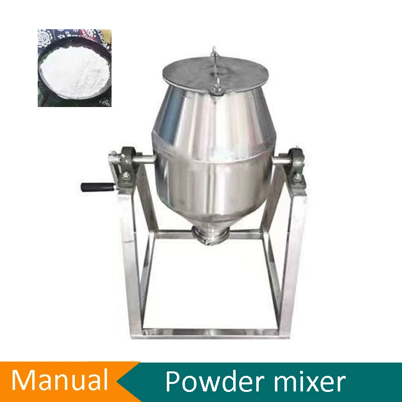 Small Powder Mixing Machine Herb Nutrition Animal Feed Powder Mixer Commercial Home Food Powder Premix Blender