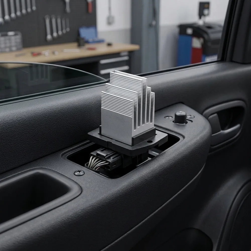 For Car AC Repair Fan Blower Motor Resistor Replacement Fan Blower Motor Plastic And Metal Build No Programming Required