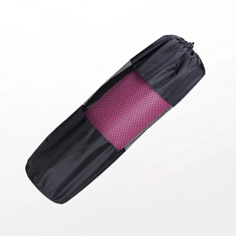 Yoga Mat Bag Exercise Fitness Carrier Nylon Mesh Center Adjustable Strap Pilates Fitness Body Building Sports Equipment 1 PCS