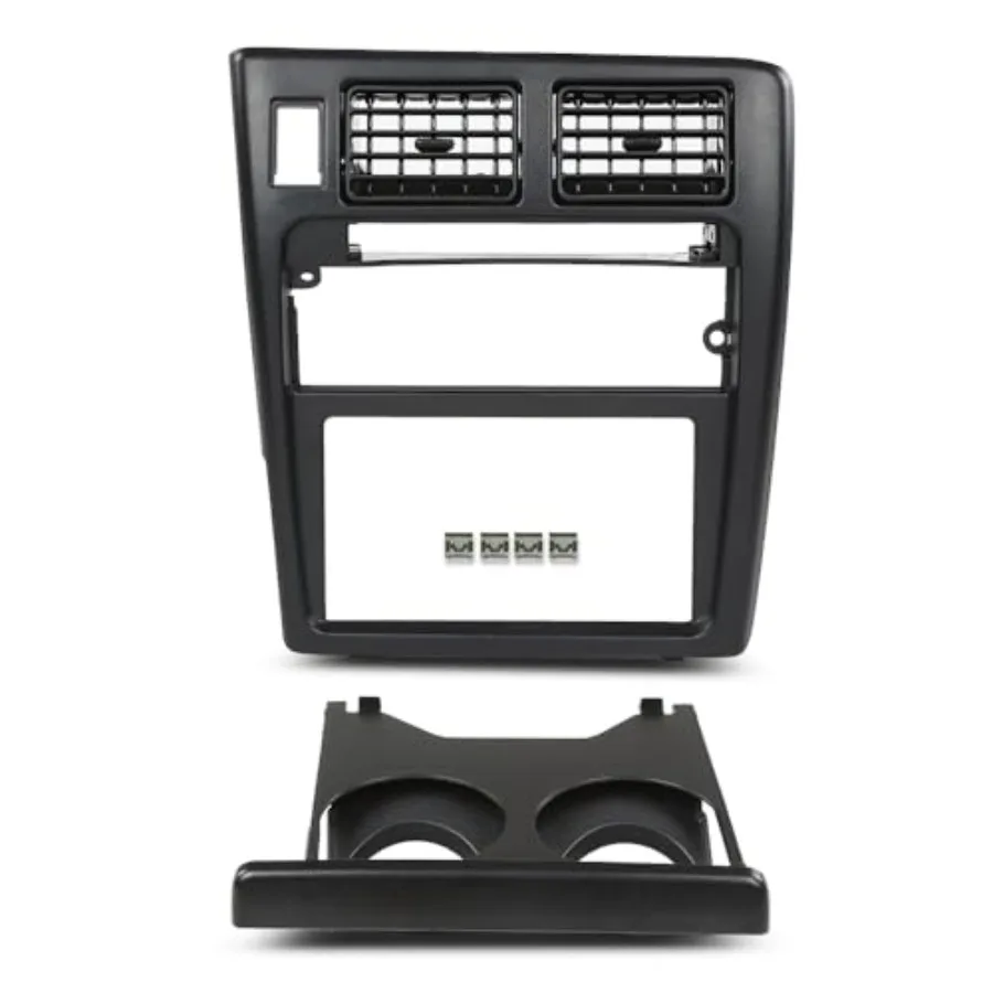 Radio Bezel Dash Board Trim Fit Toyota Tacoma 1995 1996 1997 Dashboard Panel Black Interior Trim Piece for Vehicle Dashboard Du