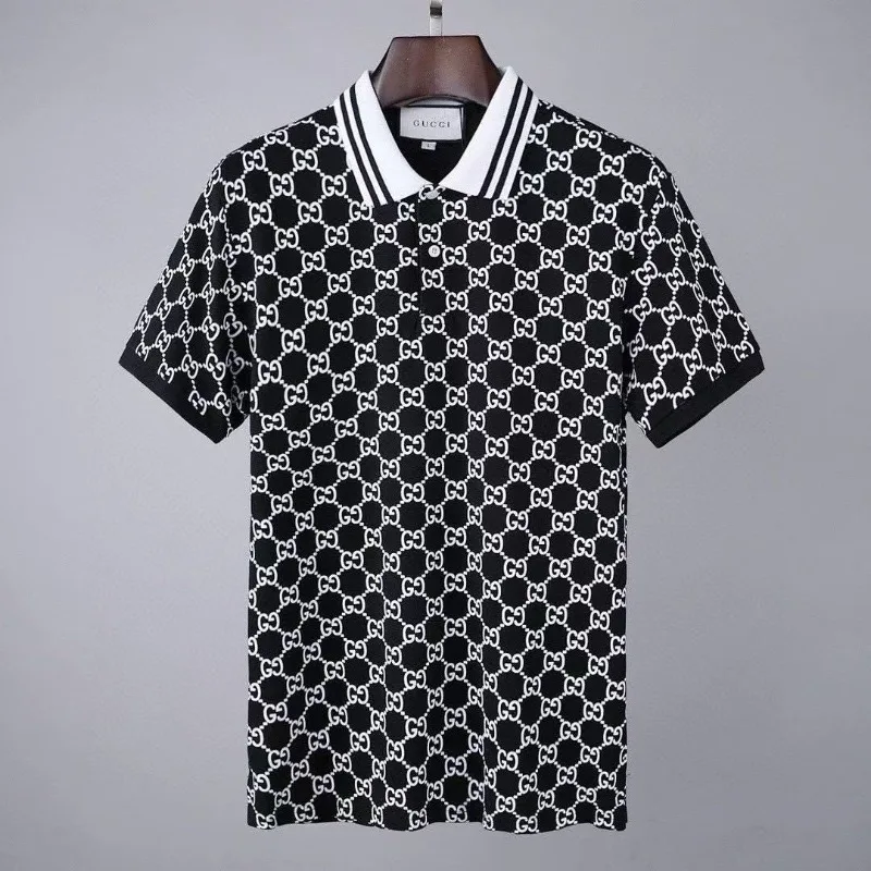 

2025 fashion breathable business short-sleeved luxury top, high-end atmospheric polo shirt, new