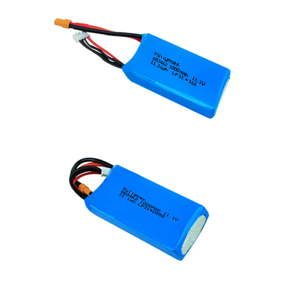 11.1V Battery For XK X450 FPV RC Drone Spare Parts 3s 11.1v 1000mAh 1300mah 20c lipo Rechargeable Battery For Wltoys XK X450